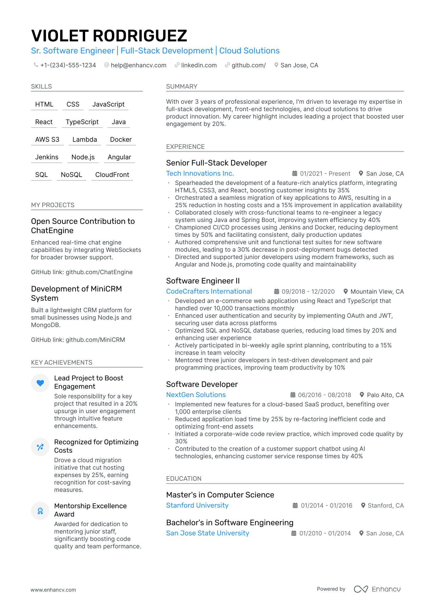Resume template