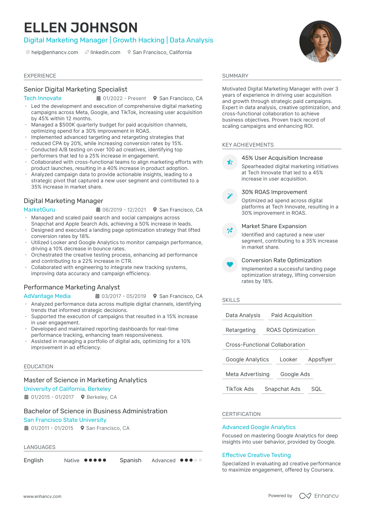 Resume sample